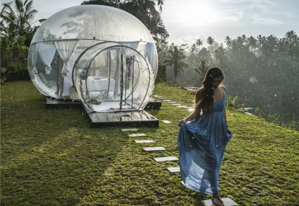 transparent clear wedding tent