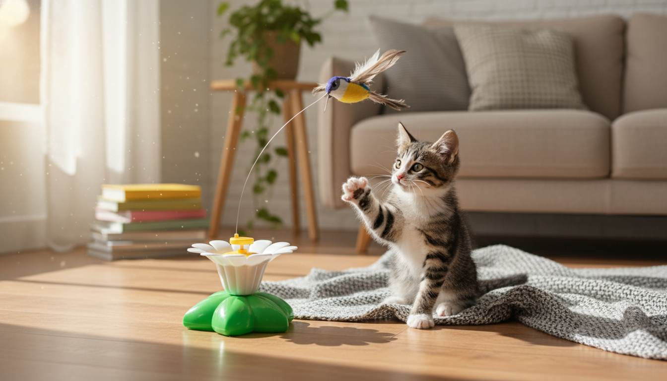Electric Rotating Butterfly Cat Toy: Play, Safety & Tips