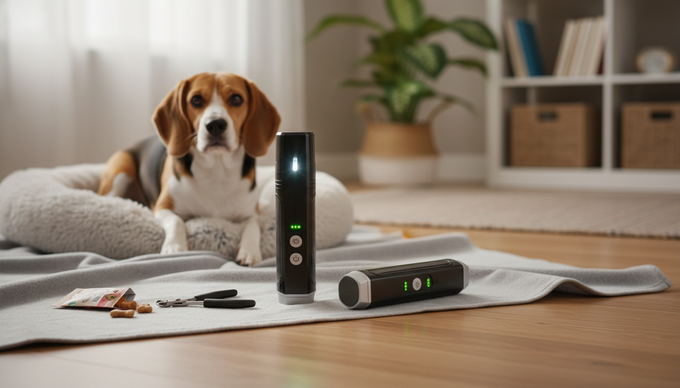 LED Electric Pet Nail Grinder & Clippers for Safe Trims