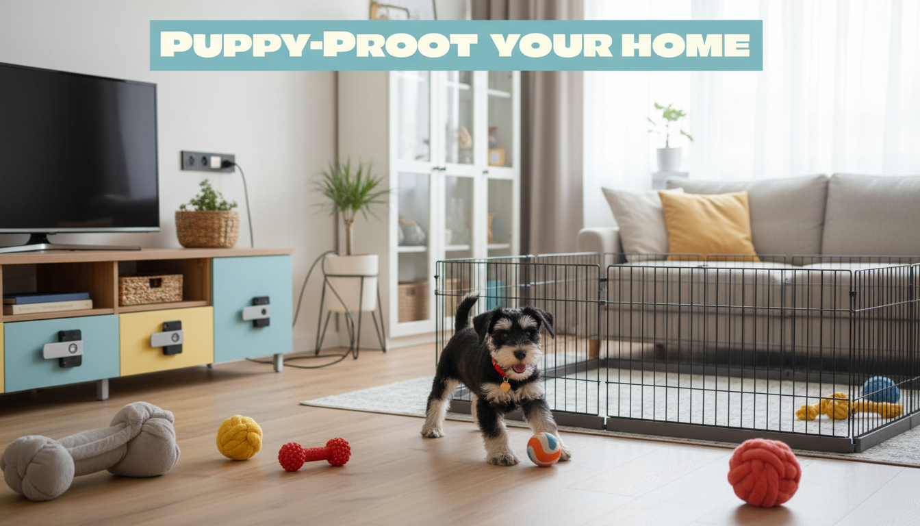 Puppy-Proof Cords: Hide Wires Room-by-Room