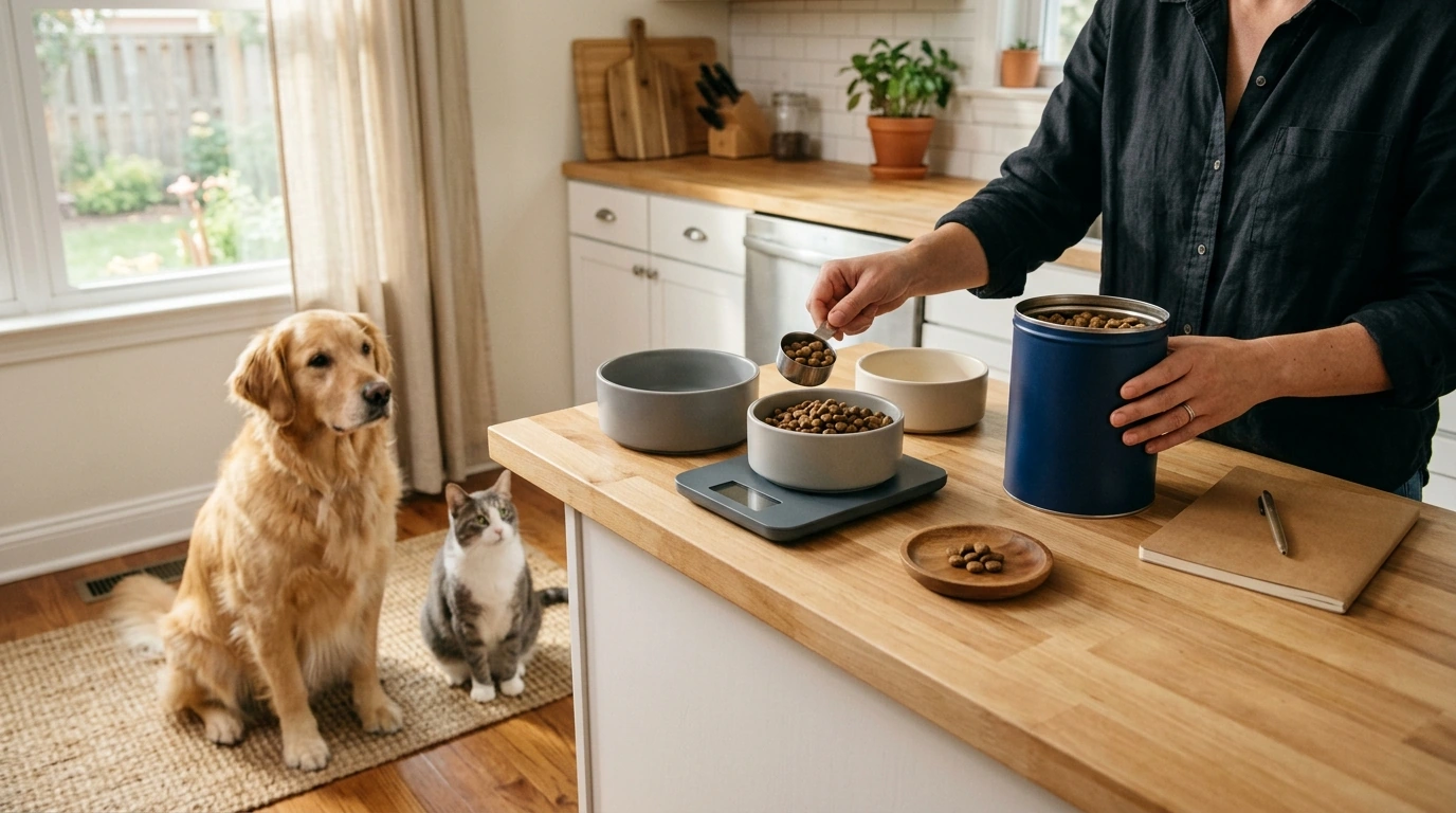 Portion Control for Pets: Feeding Routines for Dogs & Cats